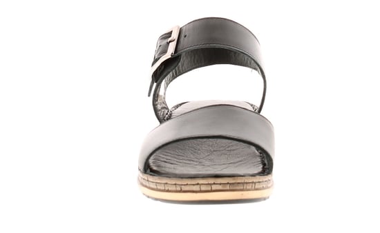 Hush puppies ellie dames leren wedge sandalen zwart - Image 3