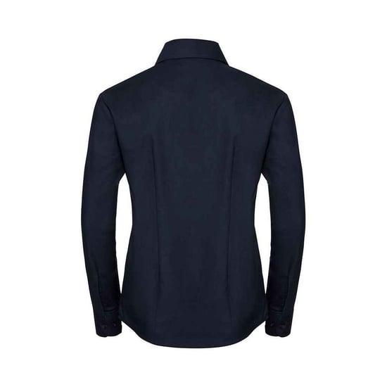 Russell Womens/Ladies Oxford Easy-Care Long-Sleeved Shirt (Bright Navy)