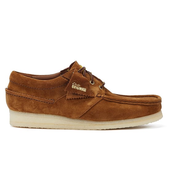 Clarks Originals Wallabee Boot Suede Heren Cola Veterschoenen - Image 4
