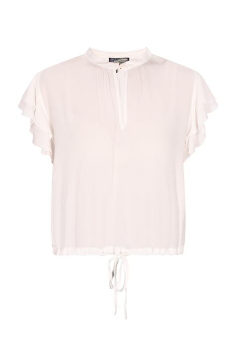 Dreimaster Blouse Dames wolwit - Image 1