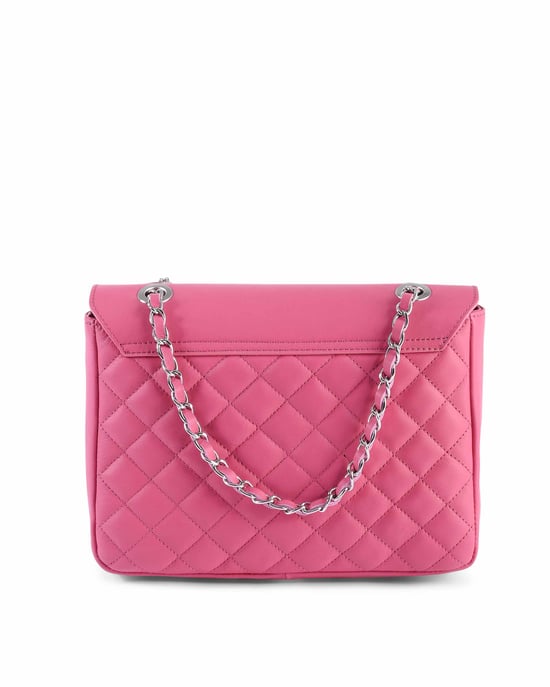 V Italia Womens Shoulder Bag V024M-S Sauvage Fuxia