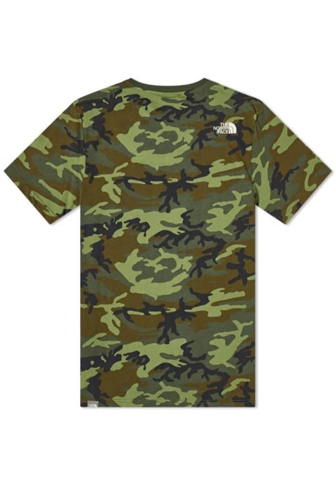 The North Face Heren T-shirt SS Simple Dome Tee Camo Print - Image 6