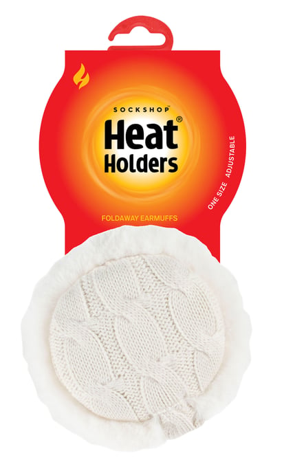 Heat Holders - Gebreide oorwarmers voor dames met imitatiebont - Room - Image 2