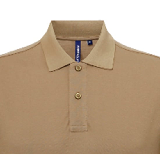 Asquith & Fox Heren Poloshirt met korte mouwen Prestatiemengsel (Khaki) - Image 4