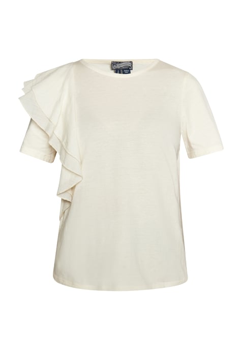 Dreimaster T-shirt Dames wolwit - Image 1