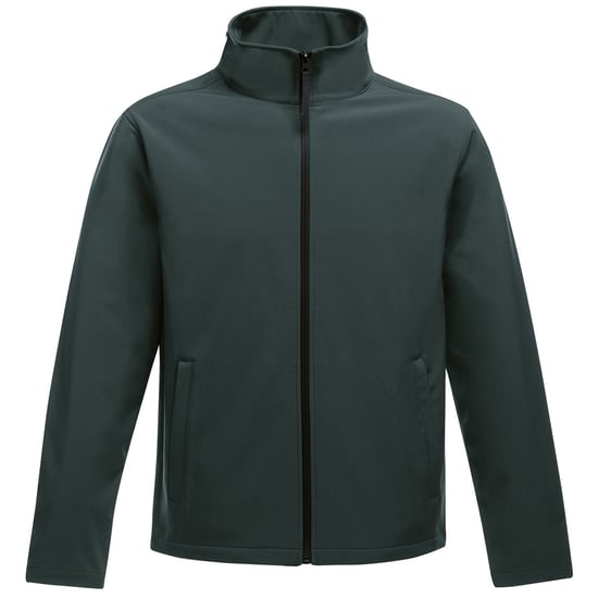 Regatta Standout Mens Ablaze Printable Softshell Jacket (Dark Spruce/Black)
