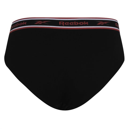 Reebok Mens 3 Pack Cotton Elastane Briefs Underwear