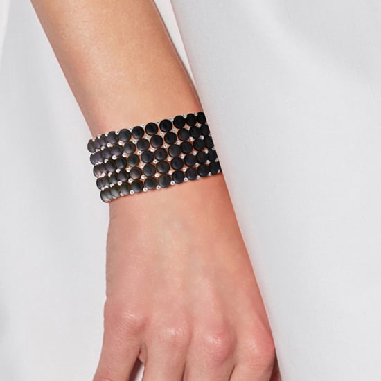 DIADEMA - Bracelet - Real Freshwater Pearls - Black Tahitian Style