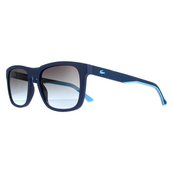 Lacoste Rectangle Unisex Matte Blue Grey Gradient L956S