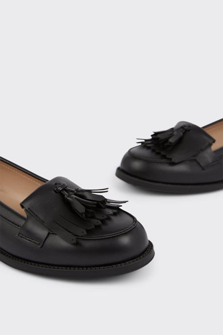 Wide Fit Leigh Fringe Loafers - Image 4