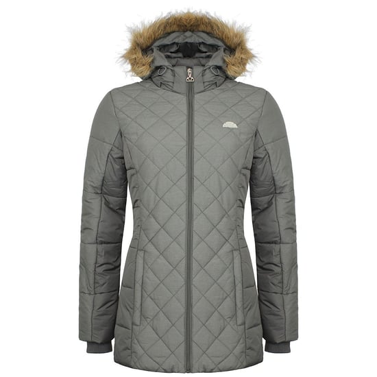 Ellesse Womens Dark Grey Hooded Coat