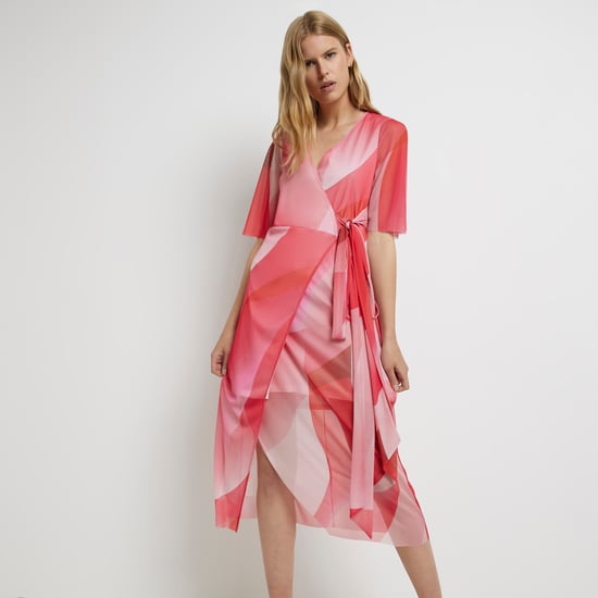 River Island Womens Midi Dress Pink