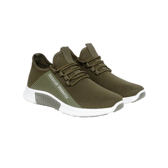 Crosshatch Heren Nimbus Trainers (Olijf) - Image 1