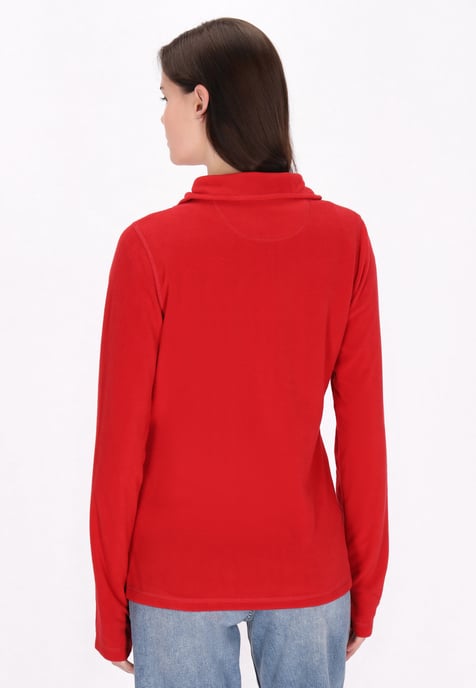 Mymo Fleece trui Dames rood - Image 4