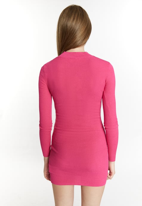 Mymo Mini-gebreide jurk Dames roze - Image 4