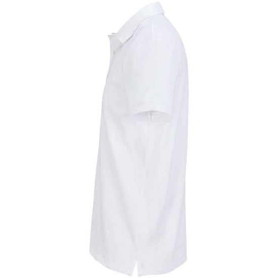 SOLS Unisex Adult Pacific Piqué Tweelingnaaldssteek Poloshirt (Wit) - Image 3