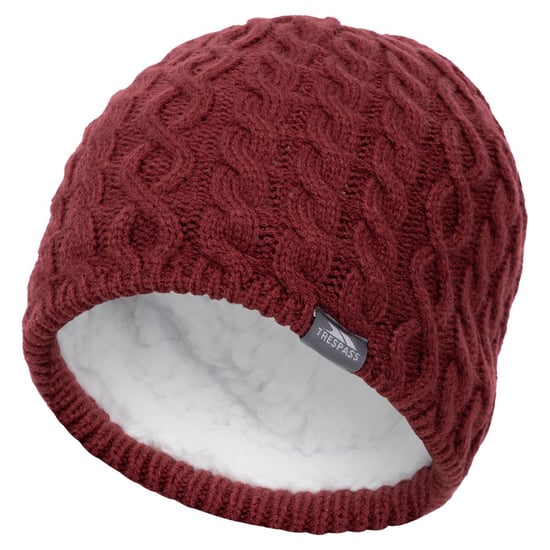 Trespass Womens/Ladies Kendra Beanie Hat (Dark Cherry)