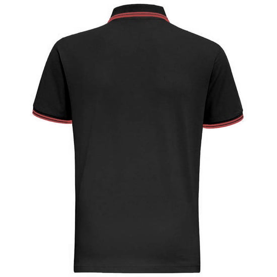 Asquith & Fox Heren Klassiek Fit getipt Poloshirt (Zwart / Oranje) - Image 2
