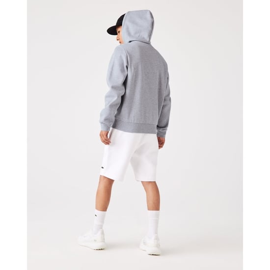 Lacoste men's fleece hoodie with full-length zipper