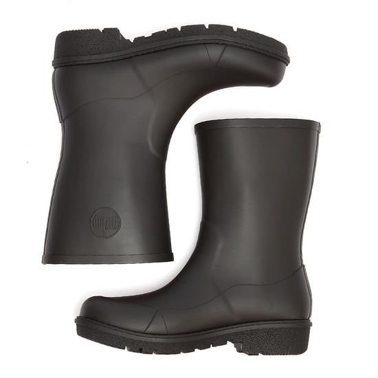 FitFlop Wonderwelly Korte Dames Zwarte Laarzen - Image 6