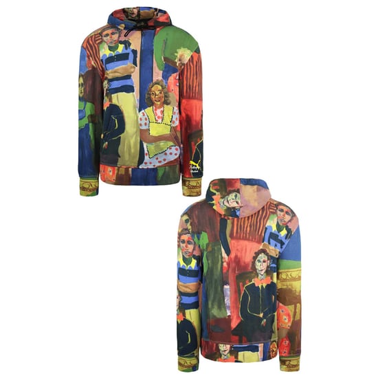 Puma x KidSuper Studios Long Sleeve Pullover Mens Printed Hoodie 530407 02