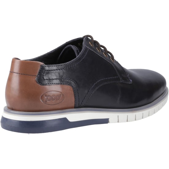 Pod Cillian Leer Heren Navy Veterschoenen - Image 2