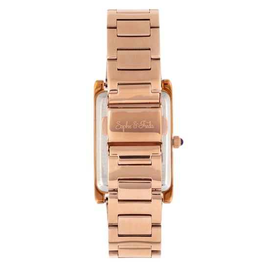 Sophie and Freda Wilmington Bracelet Watch w/Swarovski Crystals