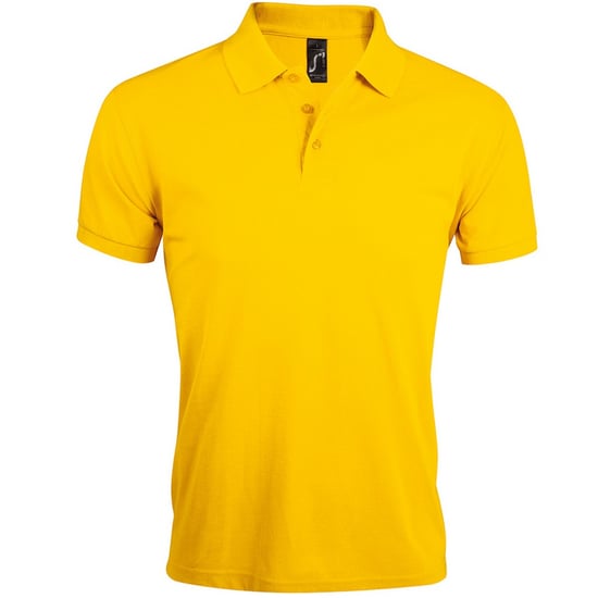 SOLS Heren Prime Pique Poloshirt met korte mouwen (Goud) - Image 1