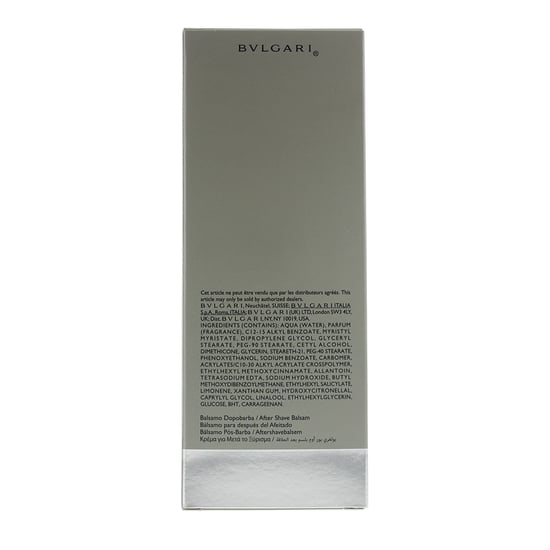 Bvlgari Pour Homme After Shave Balm 100ml