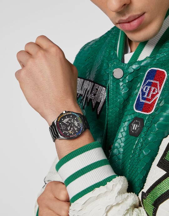 Philipp Plein $keleton $pectre Heren Horloge Zwart PWRAA0823 - Image 3
