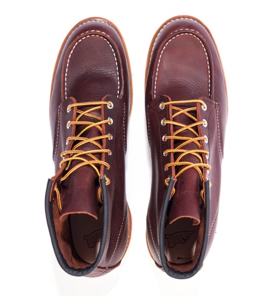 Herenlaars Red Wing 8138 Classic Moc Toe Leather in Bruin - Image 5