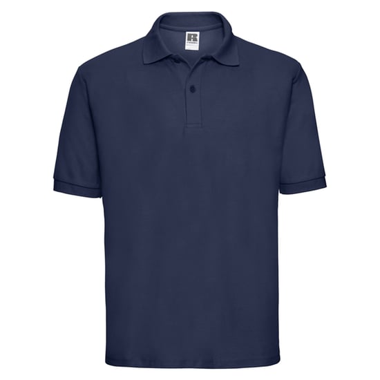 Russell Heren Klassiek Polycotton Poloshirt (Franse marine) - Image 1