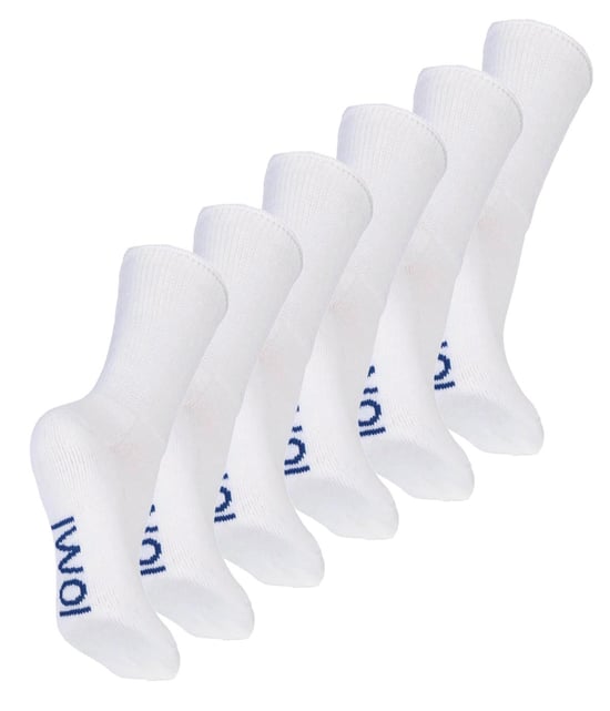 IOMI - 3 paar diabetische sokken voor gezwollen benen - Wit - Image 1