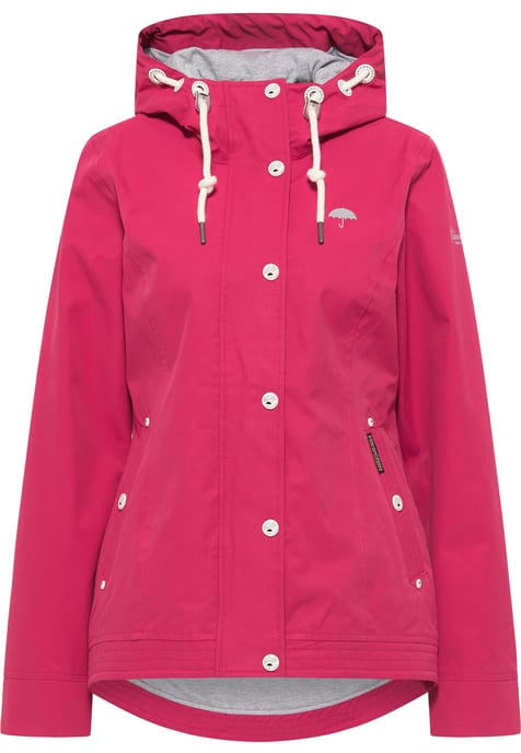 Schmuddelwedda Regenjas Dames rood roze - Image 1