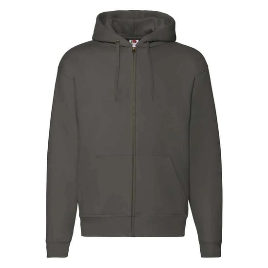 Fruit of the Loom Unisex Adult Premium Full Zip Hoodie (Houtskool) - Image 1