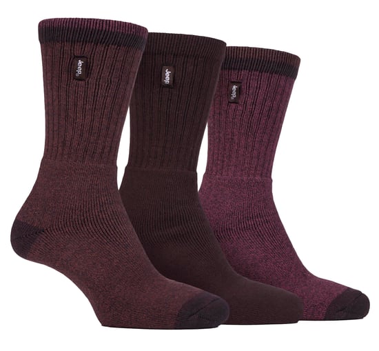 Heren Wandelsokken | Jeep Luxe Terrainsokken | Ademend Ribbeldesign Vrijetijdssokken, Ideaal voor Wandelen en Hiking - Bruin / Aarde - Image 1