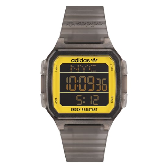 Adidas Originals Digital One GMT Unisex Grijze Horloge AOST22554 - Image 1