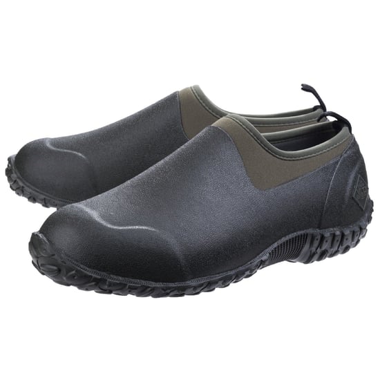 Muck Boots Muckster II Low Rubberen Zwarte/Mos Groene Regenlaarzen. - Image 6