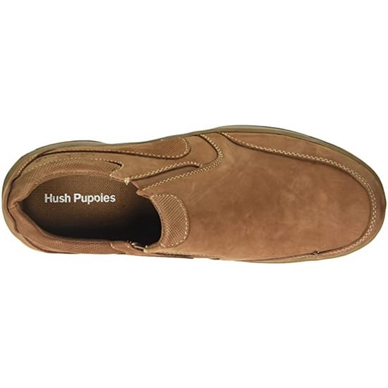 Hush Puppies Heren Jasper Slip On Lederen Schoenen (Tan) - Image 4