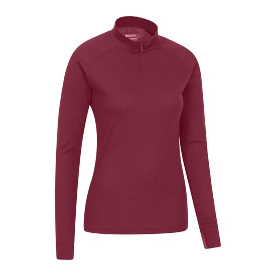 Mountain Warehouse Dames/Dames Talus Zip Neck Thermo met lange mouwen (Roze) - Image 2