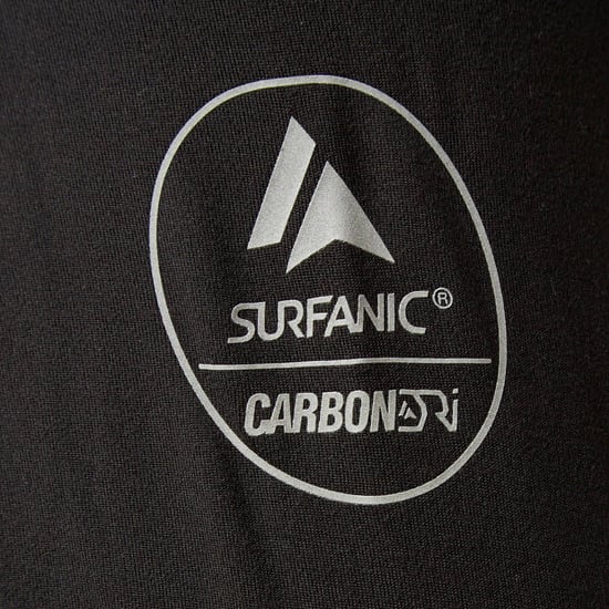 Bodyfit Zip Neck Baselayer Black