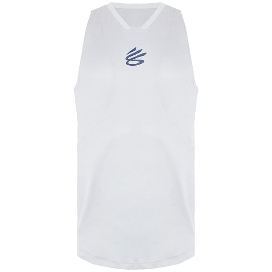 Under Armour x Stephen Curry Mens White Performance Tank Top