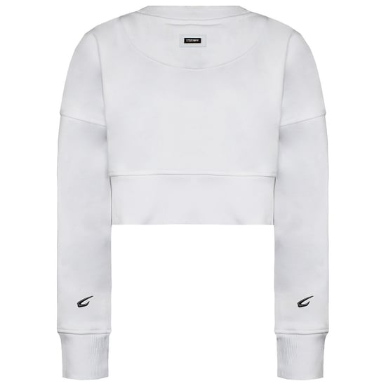 BoxRaw Johnson Womens Wit Cropped Sweatshirt - Image 2