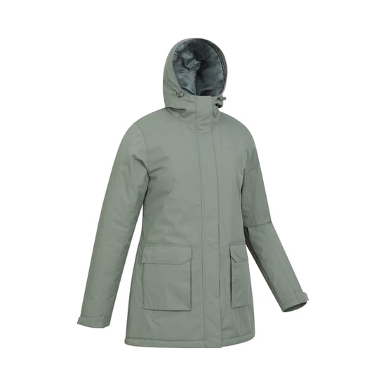Mountain Warehouse Dames/Dames Ranger Waterafstotende Gewatteerde Parka (Kaki Groen) - Image 4