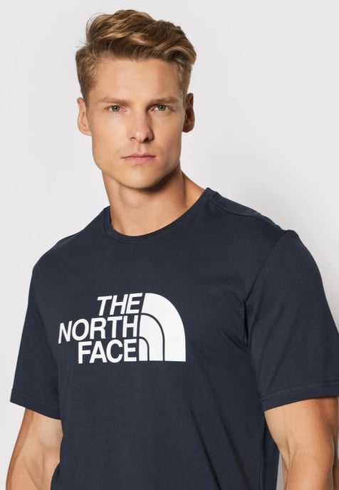 The North Face Heren T-shirt SS Easy Tee Navy - Image 3