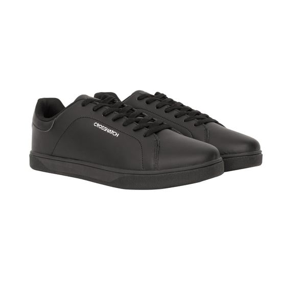 Crosshatch Heren Judas Trainers (Zwart) - Image 1