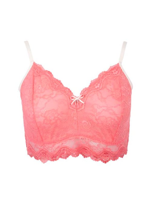 Lola Wirefree Bralette Coral