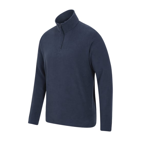 Mountain Warehouse Heren Camber II Half Zip Fleece Top (Marine) - Image 3