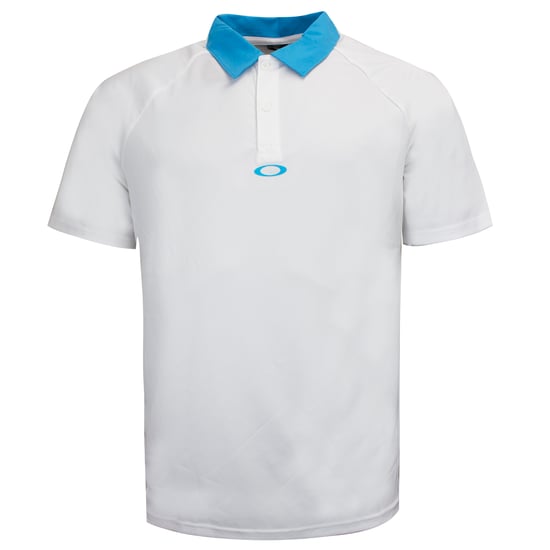 Oakley Raglan Polo Shirt White - Mens