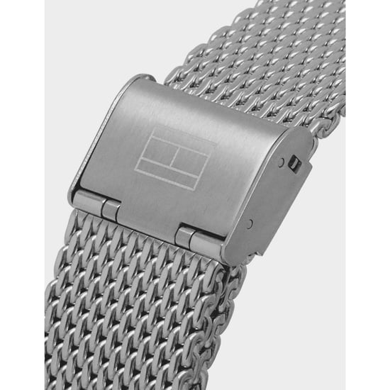 Accessoires Tommy Hilfiger Miles Chronograaf Mesh Armband Horloge in marineblauw zilver - Image 6